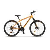 Bicicleta MTB-HT CARPAT C2784C, 21 viteze, roti 27.5", Portocaliu/Negru