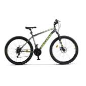 Bicicleta MTB-HT VELORS Vulcano V2709A, roti 27.5", Gri/Verde