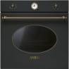 Cuptor electric incorporabil SMEG Colonial SF800AO, multifunctional, antracit, 60 cm