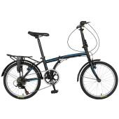 Bicicleta pliabila VELORS Advantage V2054B, roti 20", negru/albastru