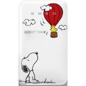 Mini frigider SMEG FAB10 Snoopy in estetica stilului anilor 50, 122L, 97x54.5x70cm