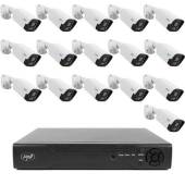 Pachet supraveghere video NVR PNI House IP716 cu16 camere PNI IP125