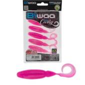 Grub BIWAA TailgunR Curly 6.3cm, culoare 304 Pink Ice, 8buc/plic