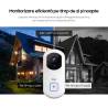Sonerie inteligenta cu camera video iHUNT Smart Doorbell WIFI Alb