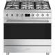 Aragaz pe gaz SMEG Classica C9GMX2, termoventilat, 90x60 cm