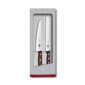 Set 2 cutite bucatarie VICTORINOX Wood 5.1020.21G, maro