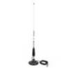 Antena CB PNI LED 850 rabatabila, 85cm, cu baza magnetica