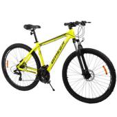 Bicicleta mountainbike OMEGA Duke 29, cadru 49cm, frana hidraulica pe disc, galben negru, model 2023