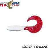 Grub RELAX Twister Standard 8cm, culoare TS201, 4buc/plic