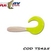 Grub RELAX Twister Standard 8cm, culoare TS425, 4buc/plic