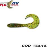 Grub RELAX Twister Standard 8cm, culoare TS141, 4buc/plic