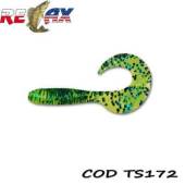 Grub RELAX Twister Standard 8cm, culoare TS172, 4buc/plic