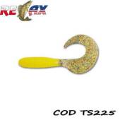 Grub RELAX Twister Standard 8cm, culoare TS225, 4buc/plic