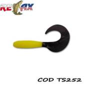 Grub RELAX Twister Standard 8cm, culoare TS252, 4buc/plic