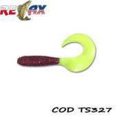 Grub RELAX Twister Standard 8cm, culoare TS327, 4buc/plic