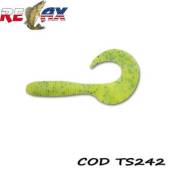 Grub RELAX Twister Standard 8cm, culoare TS242, 4buc/plic