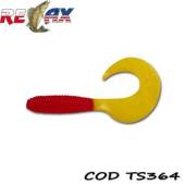 Grub RELAX Twister Standard 8cm, culoare TS364, 4buc/plic