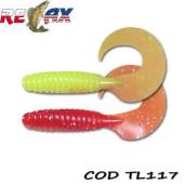 Grub RELAX Twister Laminated 9cm, culoare TL117, 4buc/plic