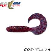 Grub RELAX Twister Laminated 9cm, culoare TL174, 4buc/plic