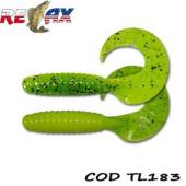 Grub RELAX Twister Laminated 9cm, culoare TL183, 4buc/plic