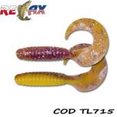 Grub RELAX Twister Laminated 9cm, culoare TL715, 4buc/plic