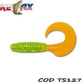 Grub RELAX Twister Standard 9cm, culoare TS127, 4buc/blister