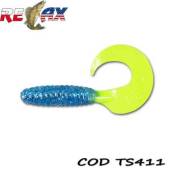Grub RELAX Twister Standard 9cm, culoare TS411, 4buc/blister