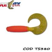 Grub RELAX Twister Standard 9cm, culoare TS380, 4buc/blister