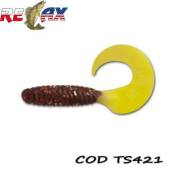 Grub RELAX Twister Standard 9cm, culoare TS421, 4buc/blister