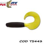 Grub RELAX Twister Standard 9cm, culoare TS443, 4buc/blister