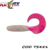 Grub RELAX Twister Standard 9cm, culoare TS451, 4buc/blister