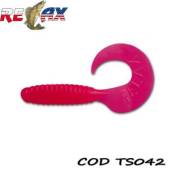 Grub RELAX Twister Standard 9cm, culoare TS042, 4buc/blister