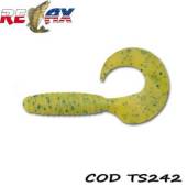 Grub RELAX Twister Standard 9cm, culoare TS242, 4buc/blister