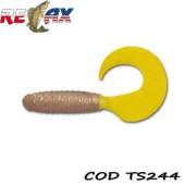Grub RELAX Twister Standard 9cm, culoare TS244, 4buc/blister