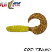 Grub RELAX Twister Standard 9cm, culoare TS250, 4buc/blister
