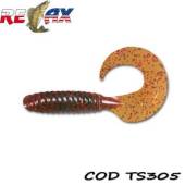 Grub RELAX Twister Standard 9cm, culoare TS305, 4buc/blister