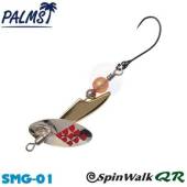 Lingurita rotativa PALMS Spin Walk QR 4.7g, culoare SMG