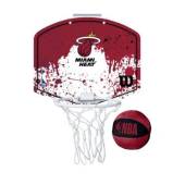 Mini panou baschet WILSON NBA Team Mia Heat, 28.5 x 24cm