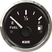 Indicator nivel combustibil KUS CPFR, 0-190 Ω, negru
