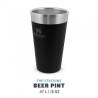 Halba Stanley The Stacking Beer Pint Matte Black Pebble 0.47L - 10-02282-058