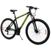 Bicicleta mountainbike OMEGA Duke 29, cadru 49cm, frana hidraulica pe disc, negru galben