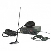 Kit Statie radio CB PNI ESCORT HP 8001 ASQ + Casti HS81 + Antena CB PNI Extra 45 cu magnet