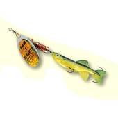 Lingurita rotativa DAM EffzettT Minnow Nr.2, 5g + shad Yellow, Black