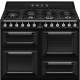 Aragaz pe gaz SMEG Victoria TR4110BL1, termoventilat, 110x60 cm