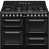 Aragaz pe gaz SMEG Victoria TR4110BL1, termoventilat, 110x60 cm