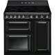 Aragaz electric SMEG Victoria TR93IBL2, plita cu inductie, termoventilat, 90x60 cm
