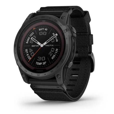 Ceas GARMIN tactix 7 PRO, cu GPS, cu încărcare solară şi curea din nylon, 51mm