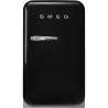 Frigider SMEG 50's Style FAB5RBL5, Clasa D, negru, 34 litri