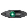 Lumina de navigație verde, baza neagra OSCULATI 11.129.02