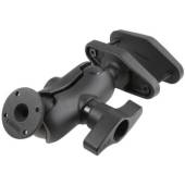 Suport RAM 4" Square Post Clamp Mount with Round AMPS Plate - D Size